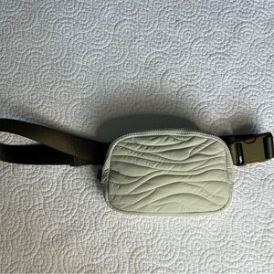 Lululemon Athletica Quilted Belt Bag in Olive Green special edition